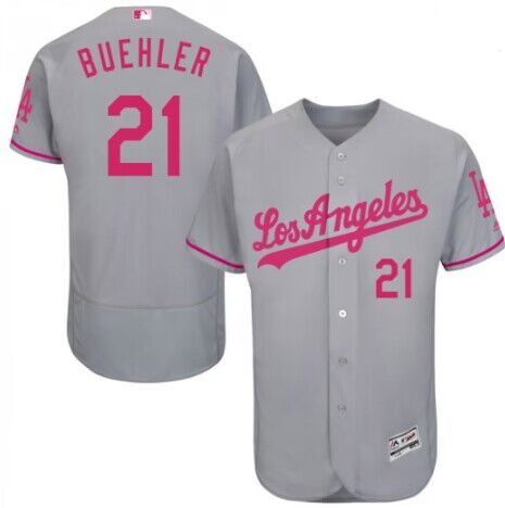 Men's Los Angeles Dodgers Active Player Custom Gray Flex Base Stitched Jersey Men's Los Angeles Dodgers Active Player Custom Gray Flex Base Stitched Jersey